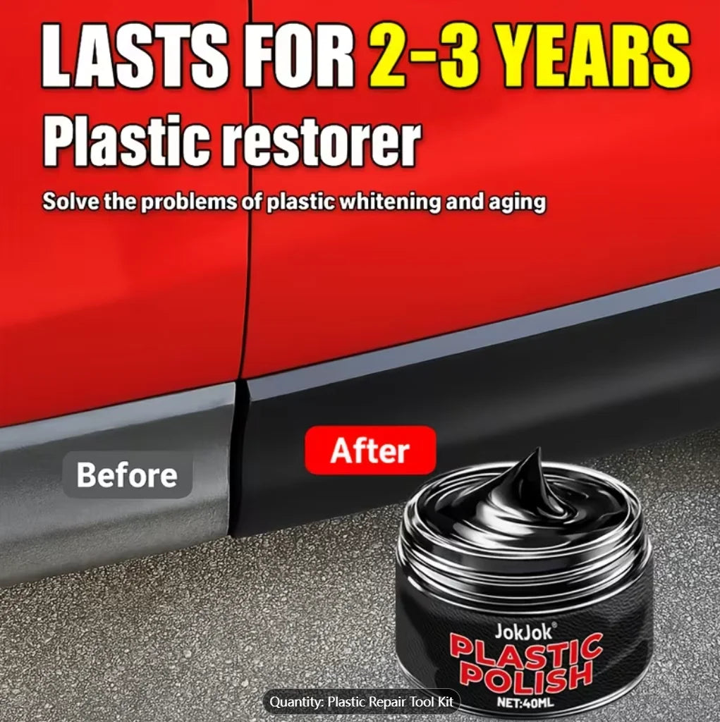 Car Plastic Polish & Restorer Cream | Crystal Coating Finish