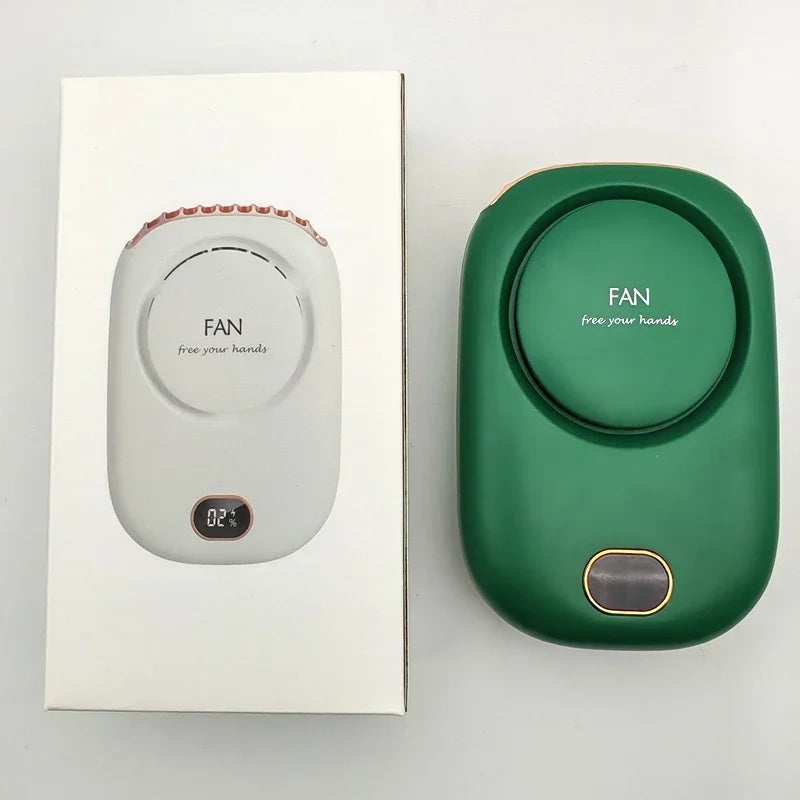 URGGU Portable Bladeless Mini Fan – Rechargeable & Ultra Quiet