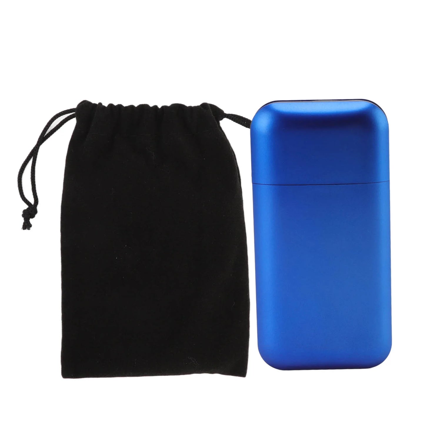 Cigarette Case Dual Use Pressure Proof Adjustable Height Keep Freshing Cigarette Box Holiday Gift for Travel Peaceful Pleasures Health and Wellness blue