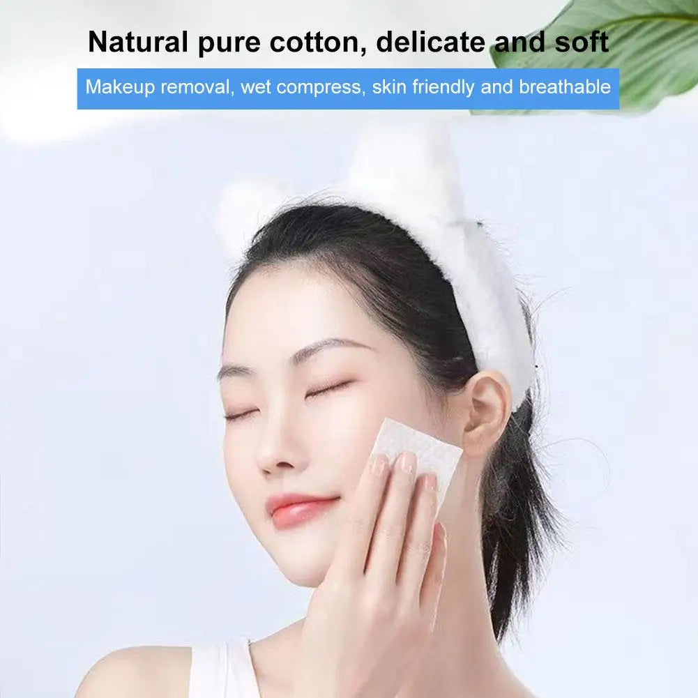Disposable Makeup Cotton Wipes for Facial Cleansing Peaceful Pleasures Health and Wellness