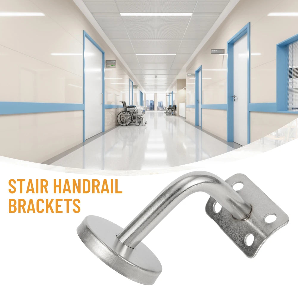 Handrail Bracket Bannister Wall Support Hand Rail Balustrade Mopstick