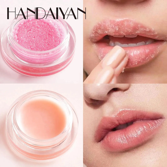 HANDAIYAN 2-in-1 Lip Scrub Balm & Exfoliating Moisturizer Lip Scrub Balm Oasis Select