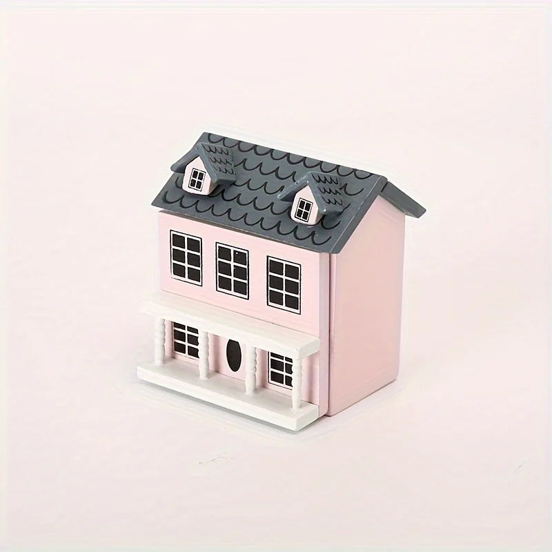 Mini Dollhouse Furniture Set – Cute PVC Villa Accessories