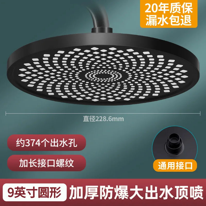 10-Inch Rainfall Shower Head – High Pressure & Water Saving