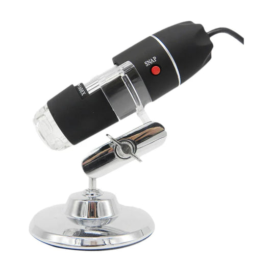 Optical Zoom 500X 1000X 1600X Electron Microscope 8-Light Usb Digital Microscope with Measurement Peaceful Pleasures Health and Wellness 500X Universal bracket