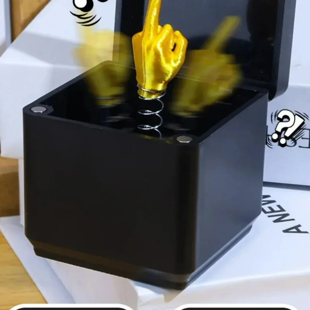 Funny Middle Finger Prank Box | Novelty Christmas Gag Gift
