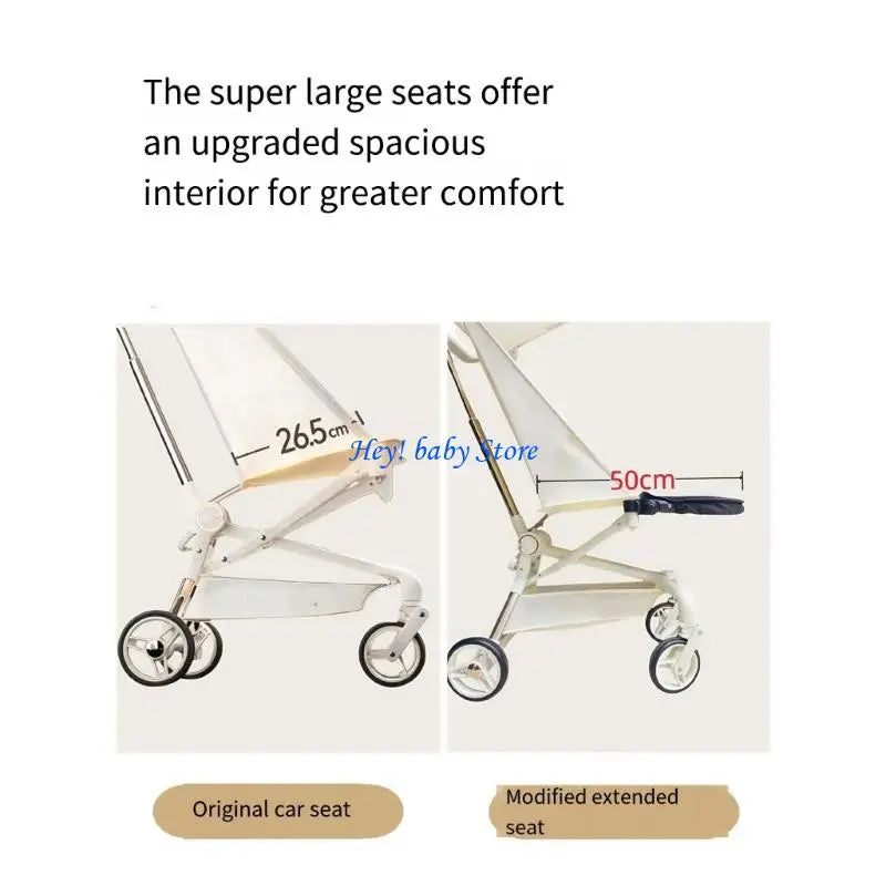 Baby Stroller Leg Support & Extended Footrest – Ages 0–2