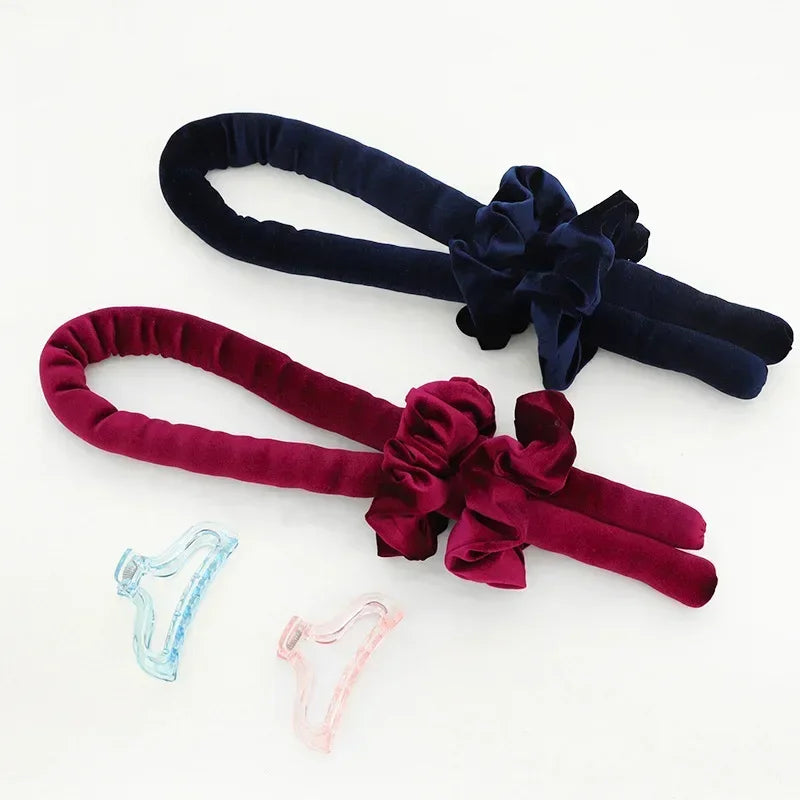 Silk Curls Hair Styling Tools, Soft Lazy Foam Rod, Heatless Curling Rod Headband, Hair Rollers, Sleeping Peaceful Pleasures Health and Wellness
