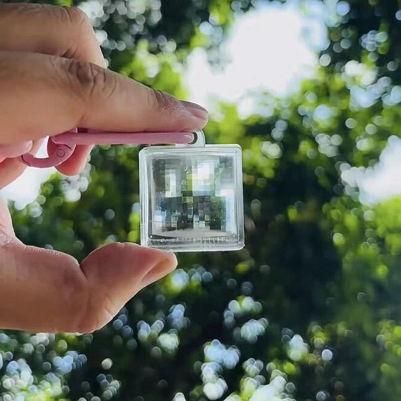 Transparent Acrylic DIY Pixel Keychain – Bag Pendant Gift
