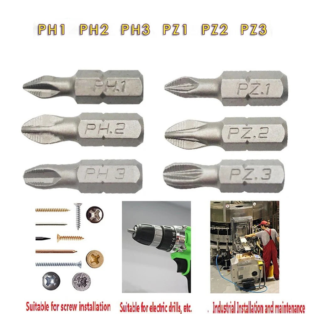 Anti Slip Screwdriver Bit Electric Hex Shank Magnetic Drill Screw Peaceful Pleasures Health and Wellness