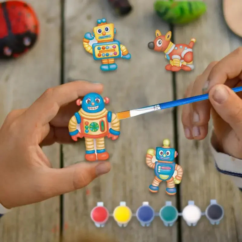 Mini Figure Paint Set for Kids | Educational Painting Kit