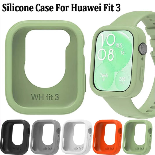 Silicone Case for Huawei Watch Fit 3 – Drop-Proof Cover Peaceful Pleasures Health and Wellness