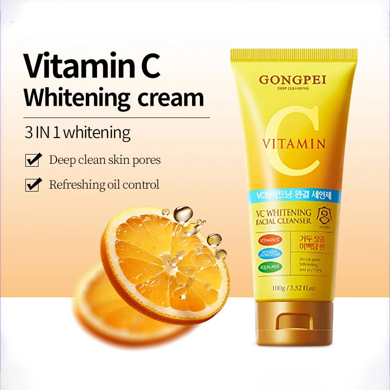 GONGPEI Vitamin C Whitening Face Mask Serum & Cream Set Korean Skincare Set Peaceful Pleasures Health and Wellness