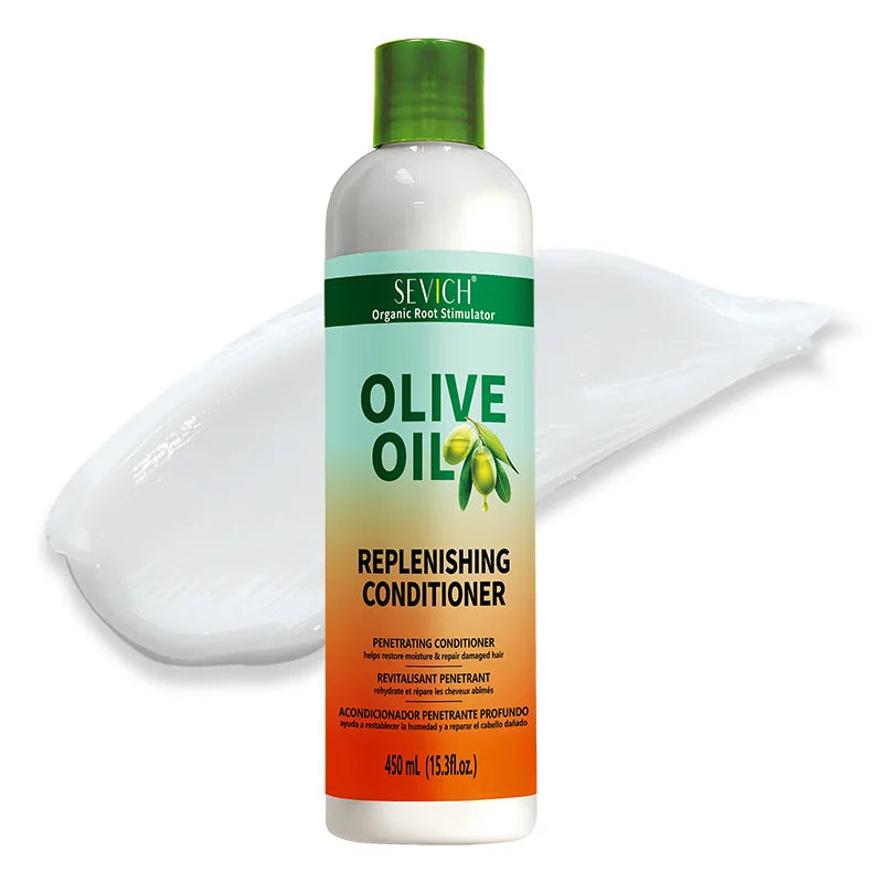 Olive Oil Shampoo 450ml Deep Cleansing Dandruff Removal Shampoo Oil Control Prevents Hair Breakage Scalp Cleansing Hair Care Peaceful Pleasures Health and Wellness Conditioner 450ml