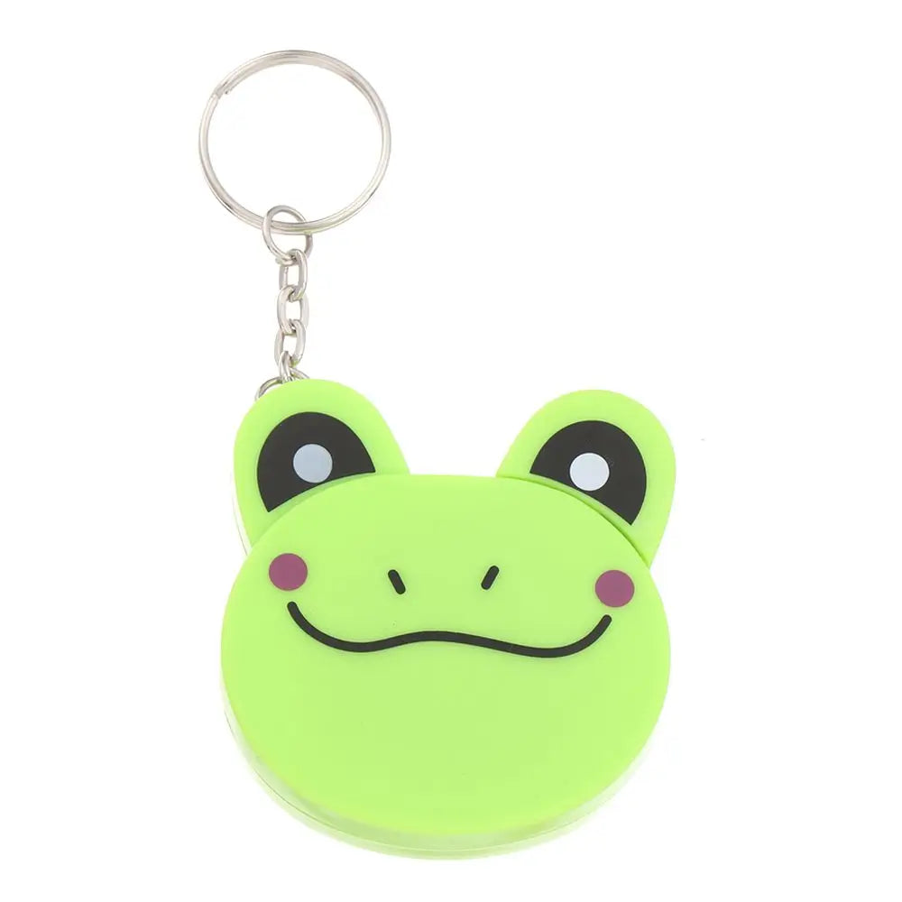 Cartoon Animal Tape Measure with Keychain – 1.5M Retractable