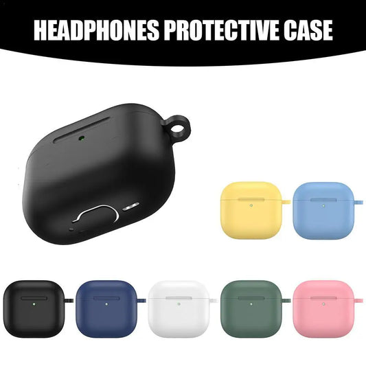Silicone Case for AirPods 4 – Soft Protective Cover + Clip Earphone Silicone Case Oasis Select