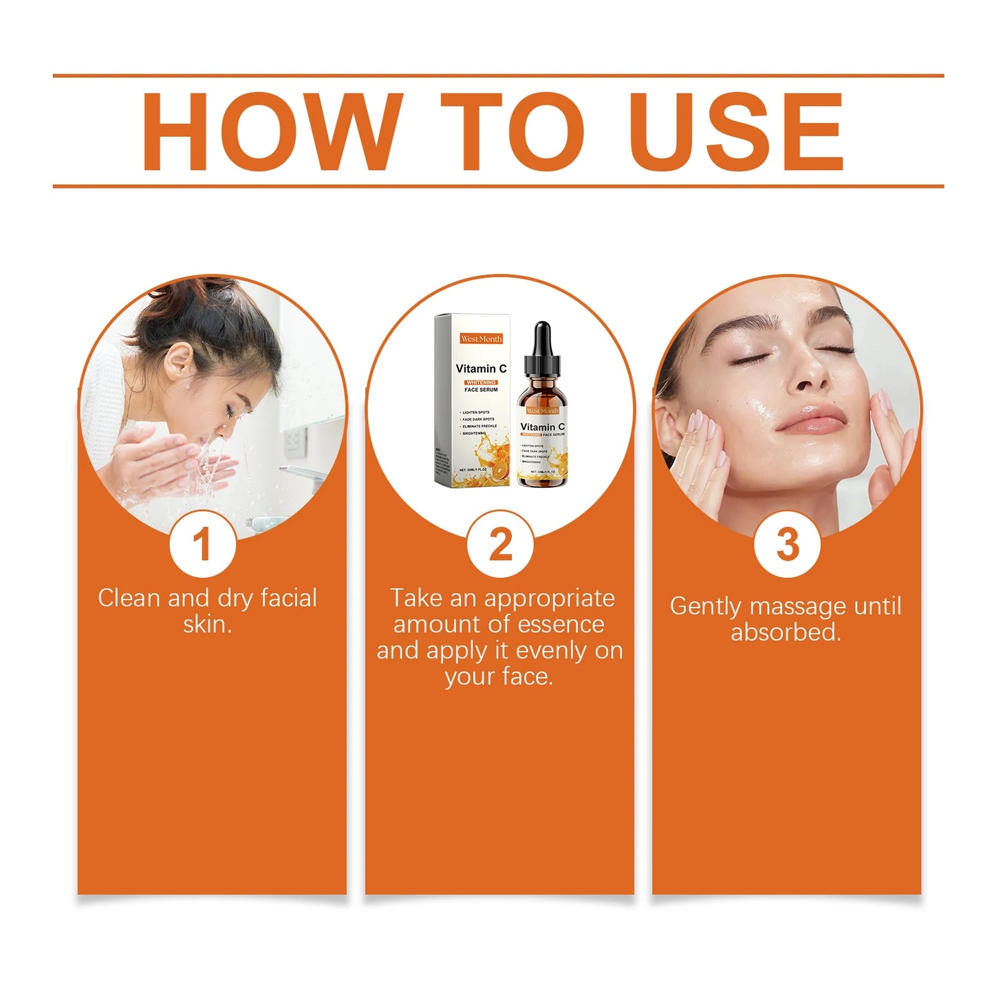 Vitamin C Brightening Face Serum – Fades Dark Spots & Melasma