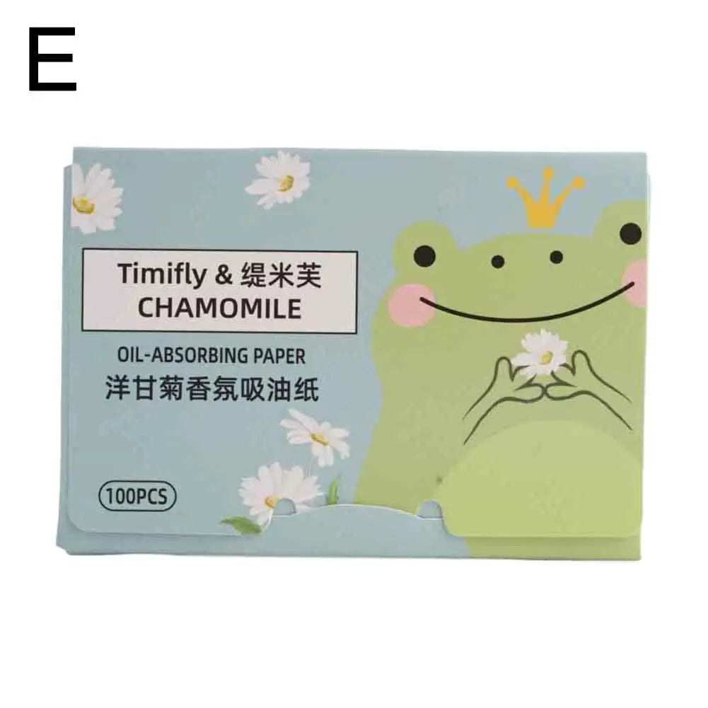 100-Pack Face Oil Blotting Papers – Mattifying Oil Control