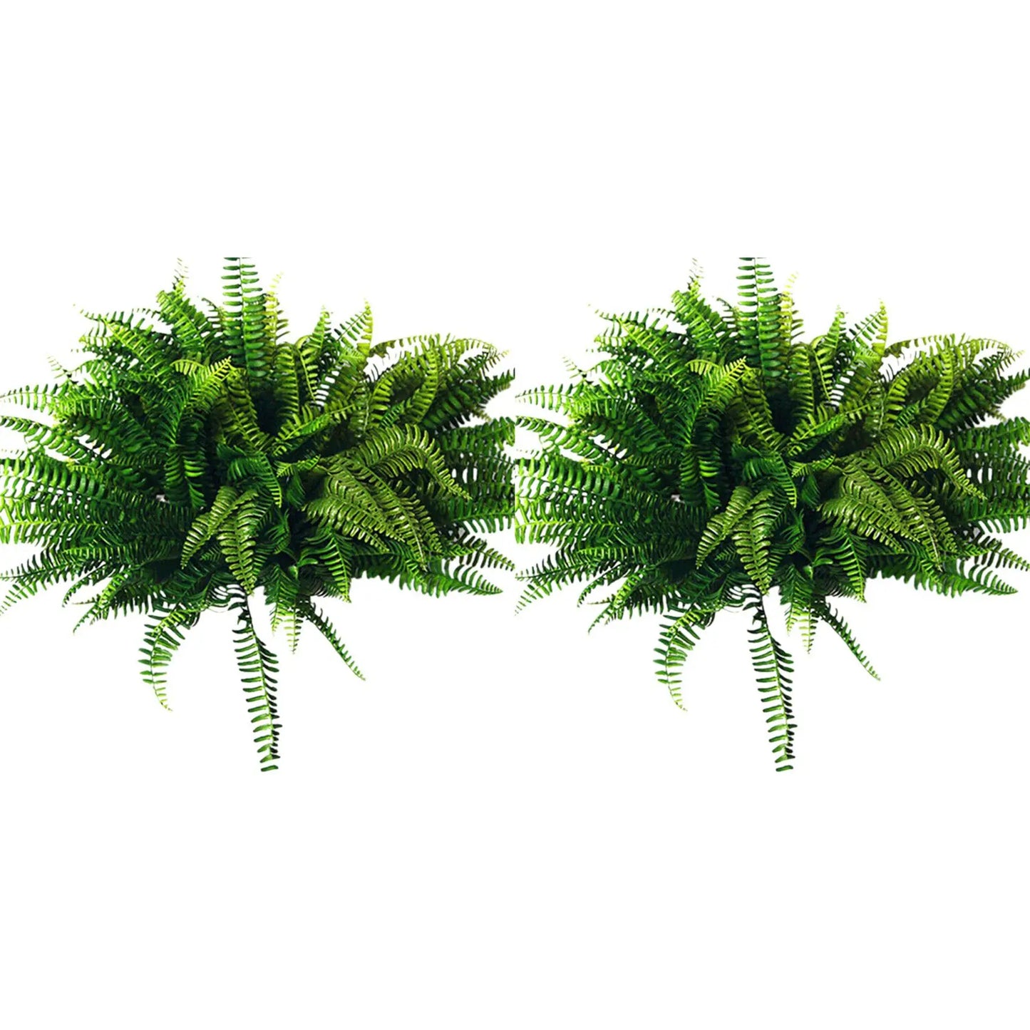 20-Pack Artificial Boston Fern Bush Silk Plant | Fake Greenery