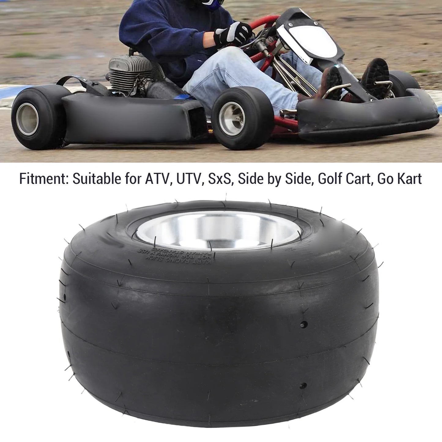 Proof Long Lasting Enhanced Traction UTV Tire 4PR Tubeless 10x4 50-5