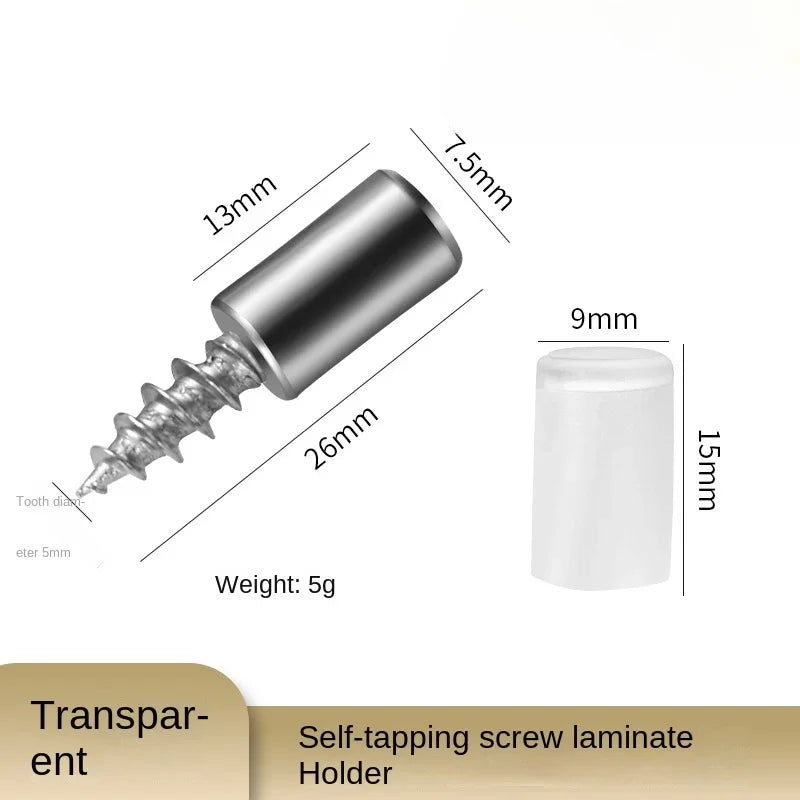 Shelf Support Pegs with Rubber Sleeves | Cabinet Screw Brackets