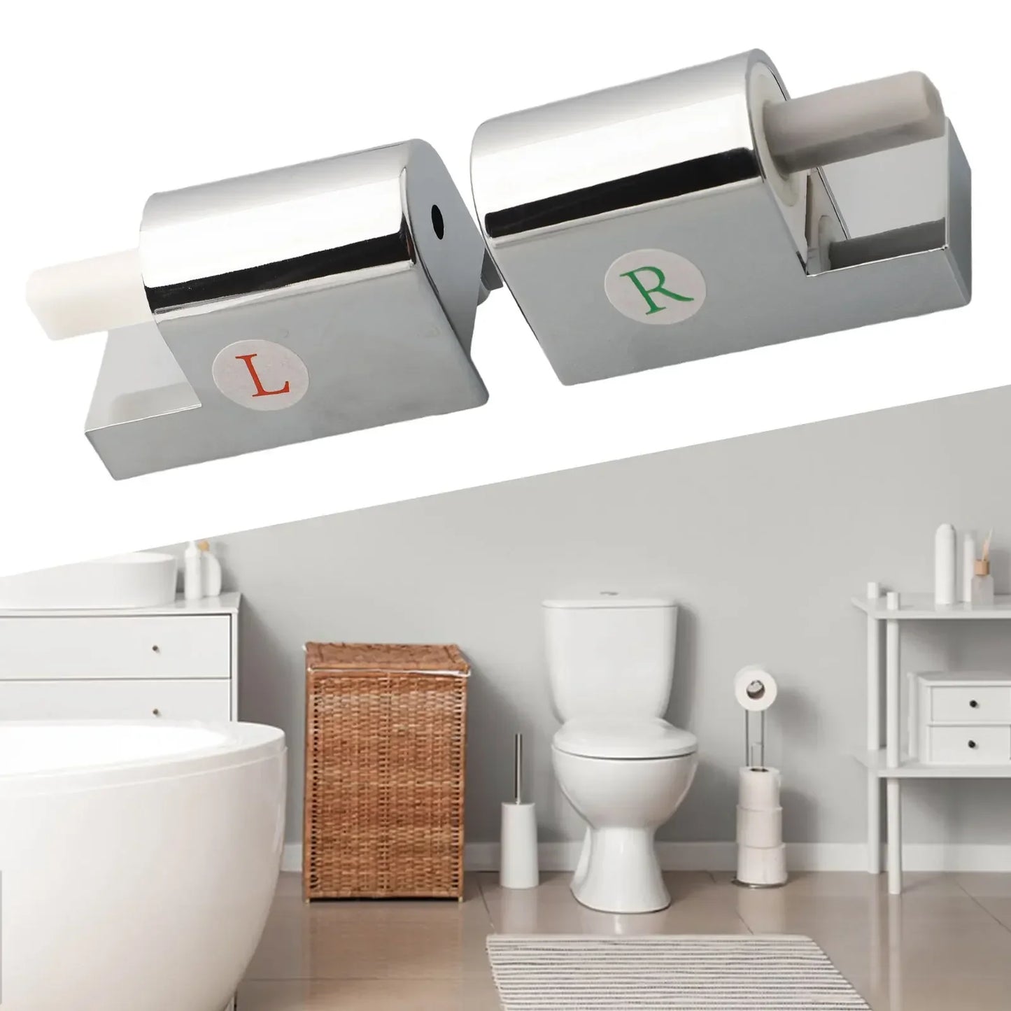 Soft Close Toilet Seat Hinges ABS Top Fix Kit – 2pcs