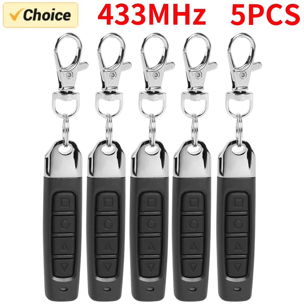 1/5PCS 433MHz Auto Copy Remote Control Electric Garage Door Opener Remote Controller Duplicator Clone Cloning Code Transmitter Peaceful Pleasures Health and Wellness