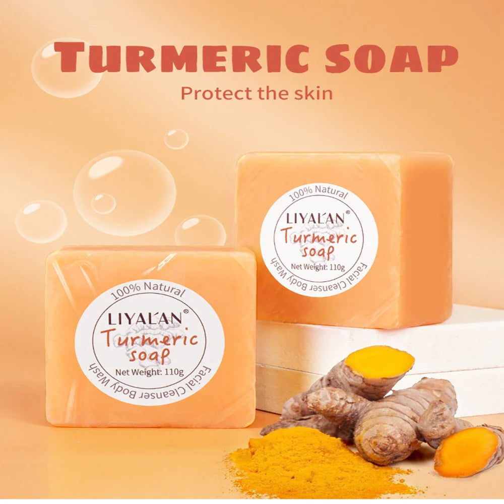Turmeric Handmade Bar Soap 110g – Oil Control & Bright Skin
