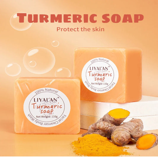 Turmeric Handmade Bar Soap 110g – Oil Control & Bright Skin Handmade Bar Soap Oasis Select