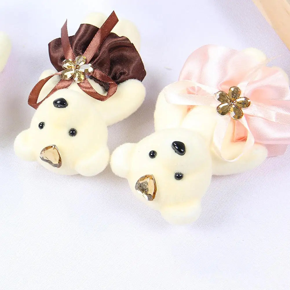 10pcs Diamond Ice Cream Bouquet Bears – Cute Teddy Gift Decor