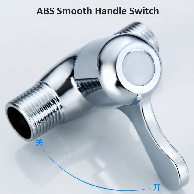 Copper Straight Valve 4-Point Thread Water Stop Tap | Toilet