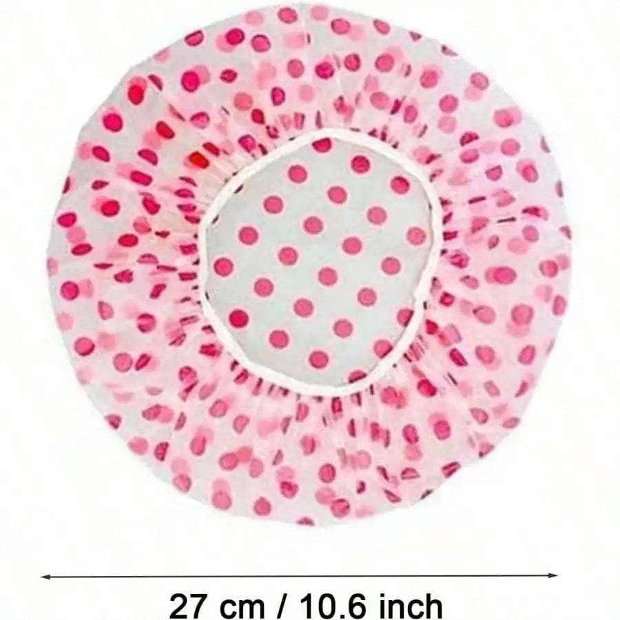 Reusable Waterproof Shower Cap | Plastic Spa Shower Cap