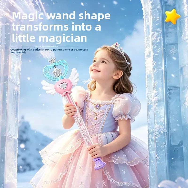 Magic Fairy Wand Water Gun Sparkling Summer Play Toy Birthday Battle