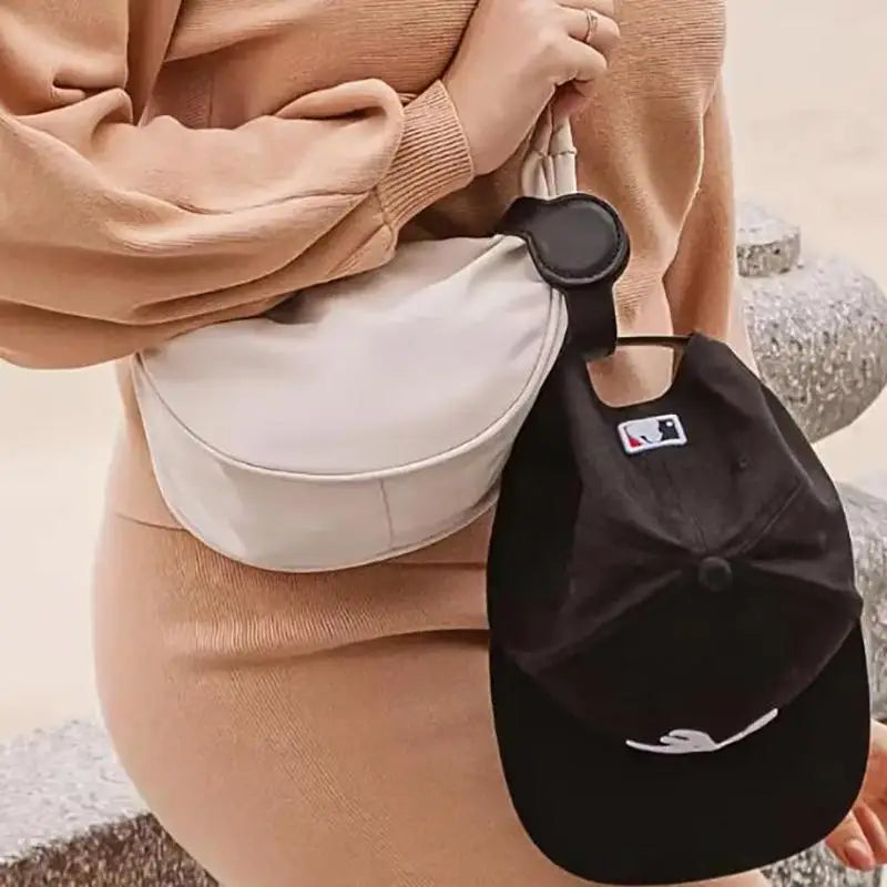 PU Leather Magnetic Hat Clip – Travel Bag Organizer Buckle