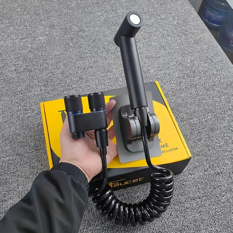 YANKE Double Control Angle Valve & Booster Spray Gun + 2M Hose