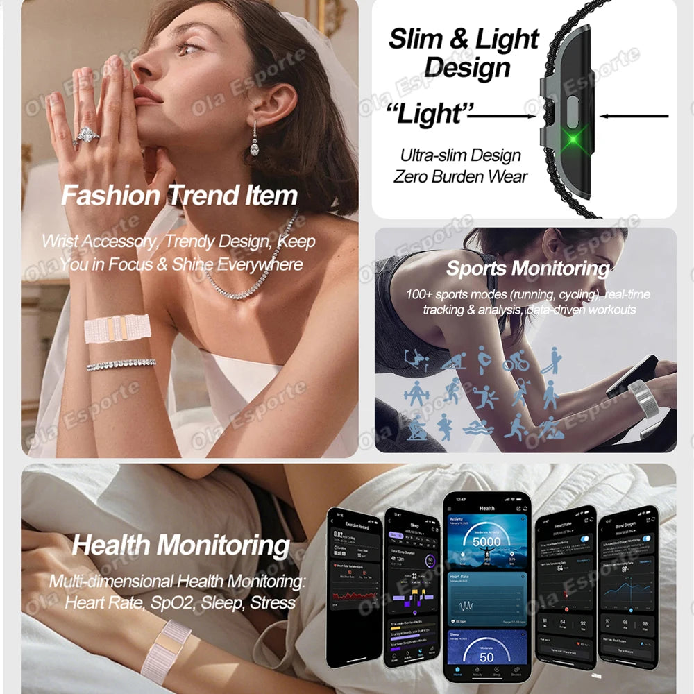 Sport Band Fitness Tracker NO Screen Smart Bracelet Pedometer Waterproof Women Heart Rate Sleep Monitor Electronic Bracelet HW12 Peaceful Pleasures Health and Wellness