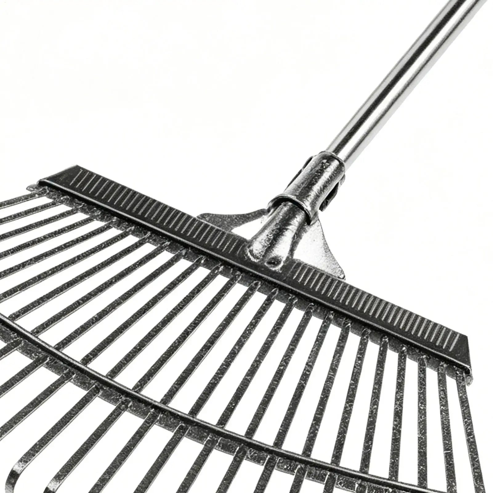 24-Tine Leaf Rake | Long Handle Garden Rake for Yard & Lawn Garden Leaf Rake Peaceful Pleasures Health and Wellness