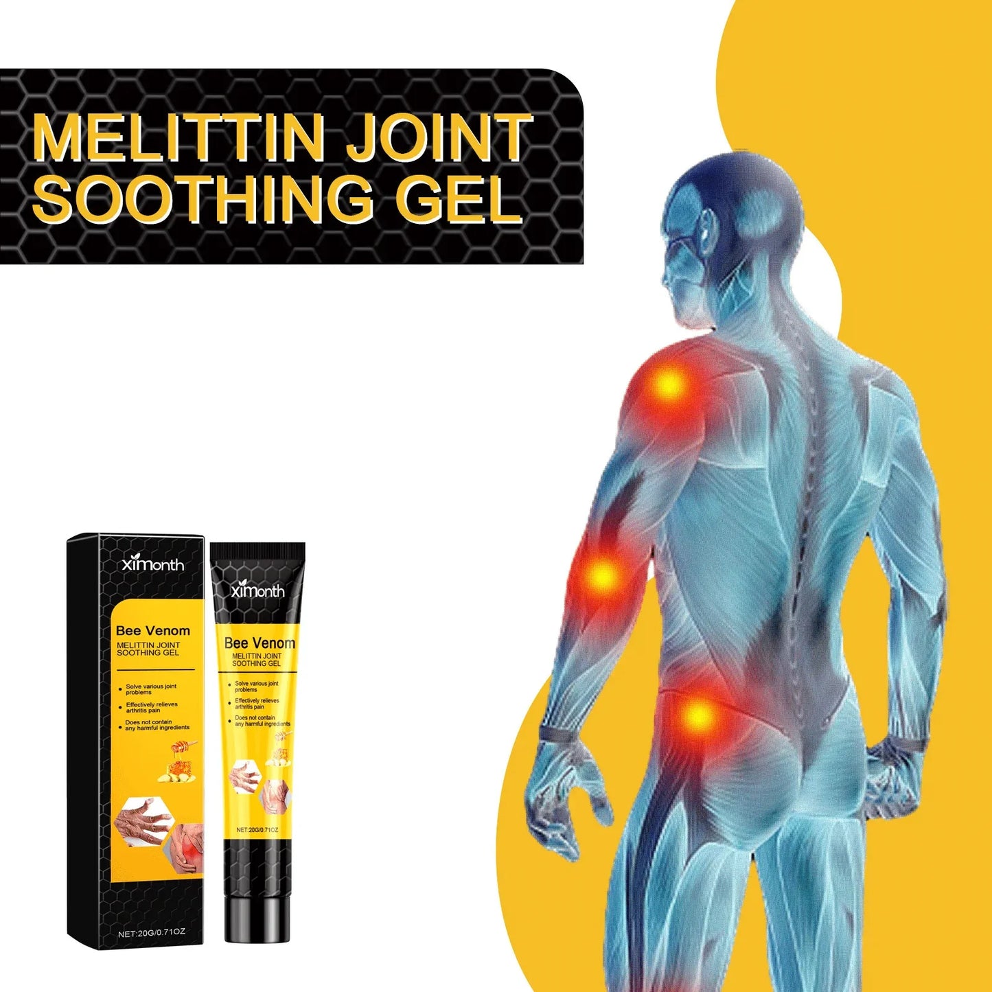 Bee Venom Joint & Muscle Comfort Gel – 20g 40g 60g