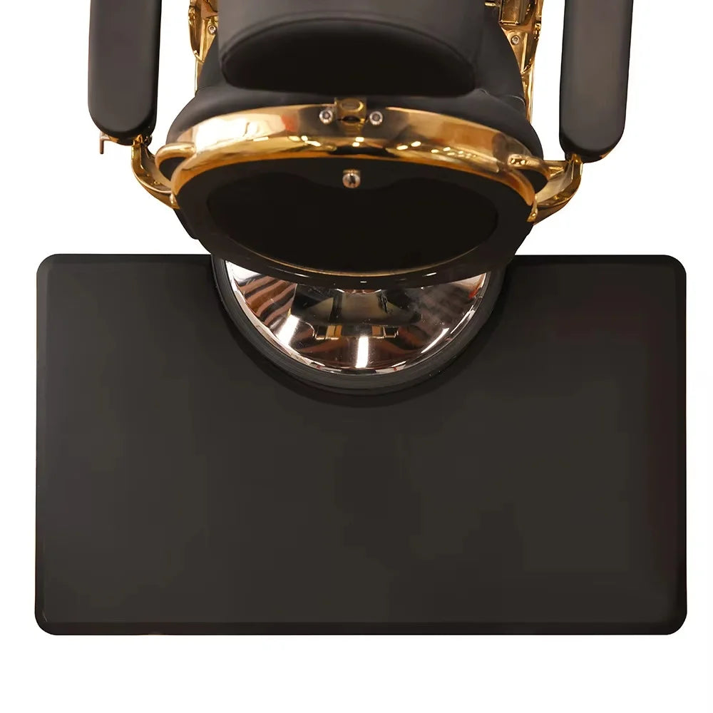 Premium Salon Chair Mat Anti-Fatigue Hair Cutting Cushion for Barber Durable Non-Slip Half-Round Design, Ideal for Hairdressers Peaceful Pleasures Health and Wellness B