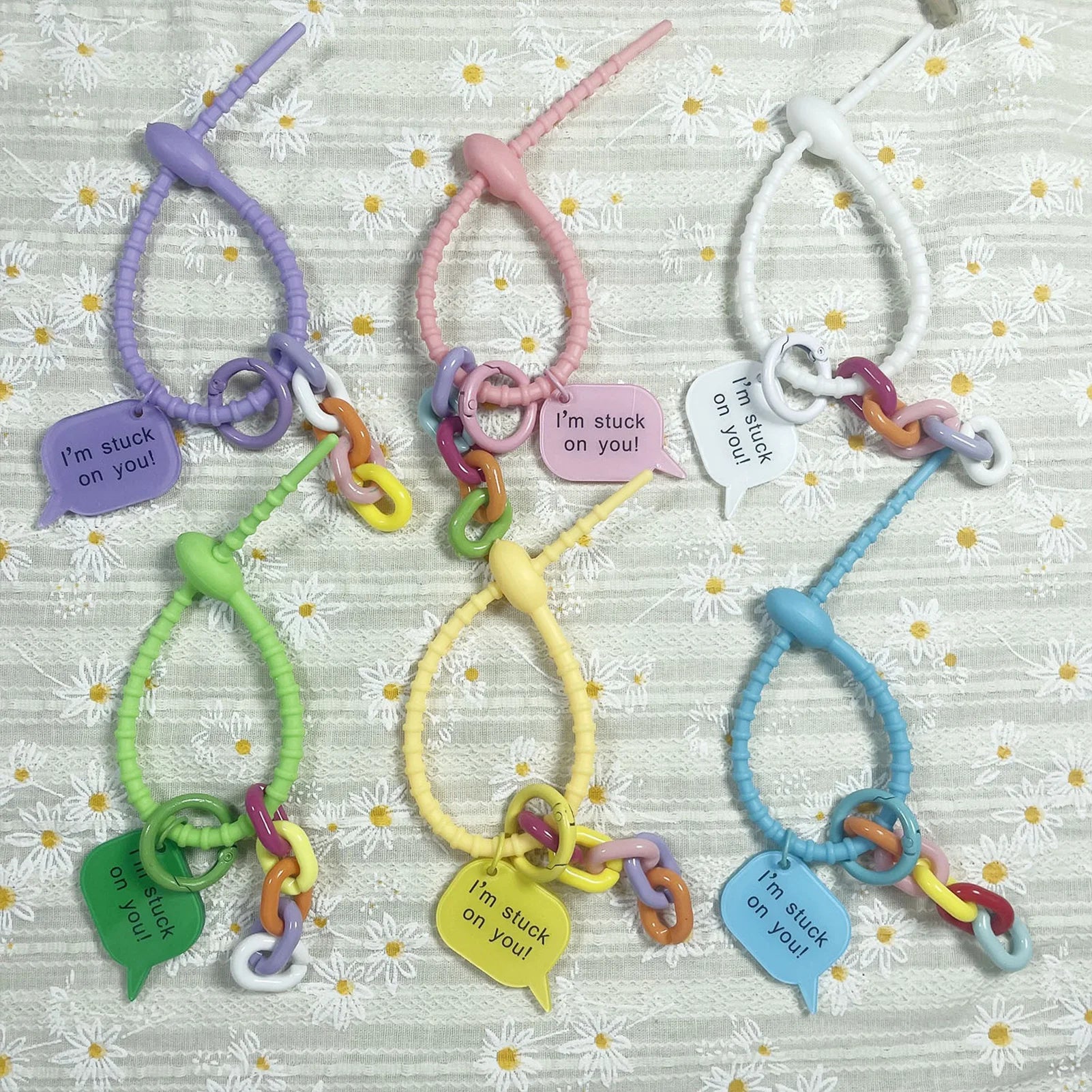 Fashionable Ribbon Keychain Small Monster Doll Anti Lost Hanging Accessories for Birthday Anniversary Gifts Peaceful Pleasures Health and Wellness