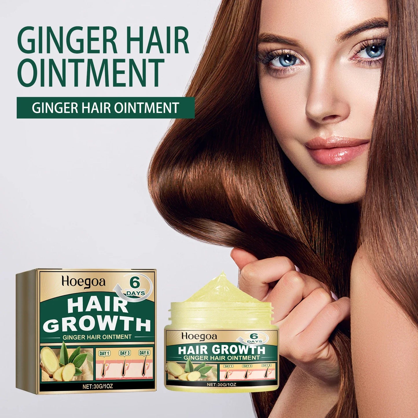 HOEGOA Hair Growth Scalp Cream – Deep Moisture & Repair 30g