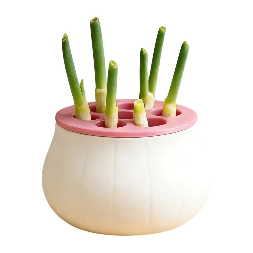 Vertical Hydroponic Green Onion Planter | 7-Hole Space-Saving