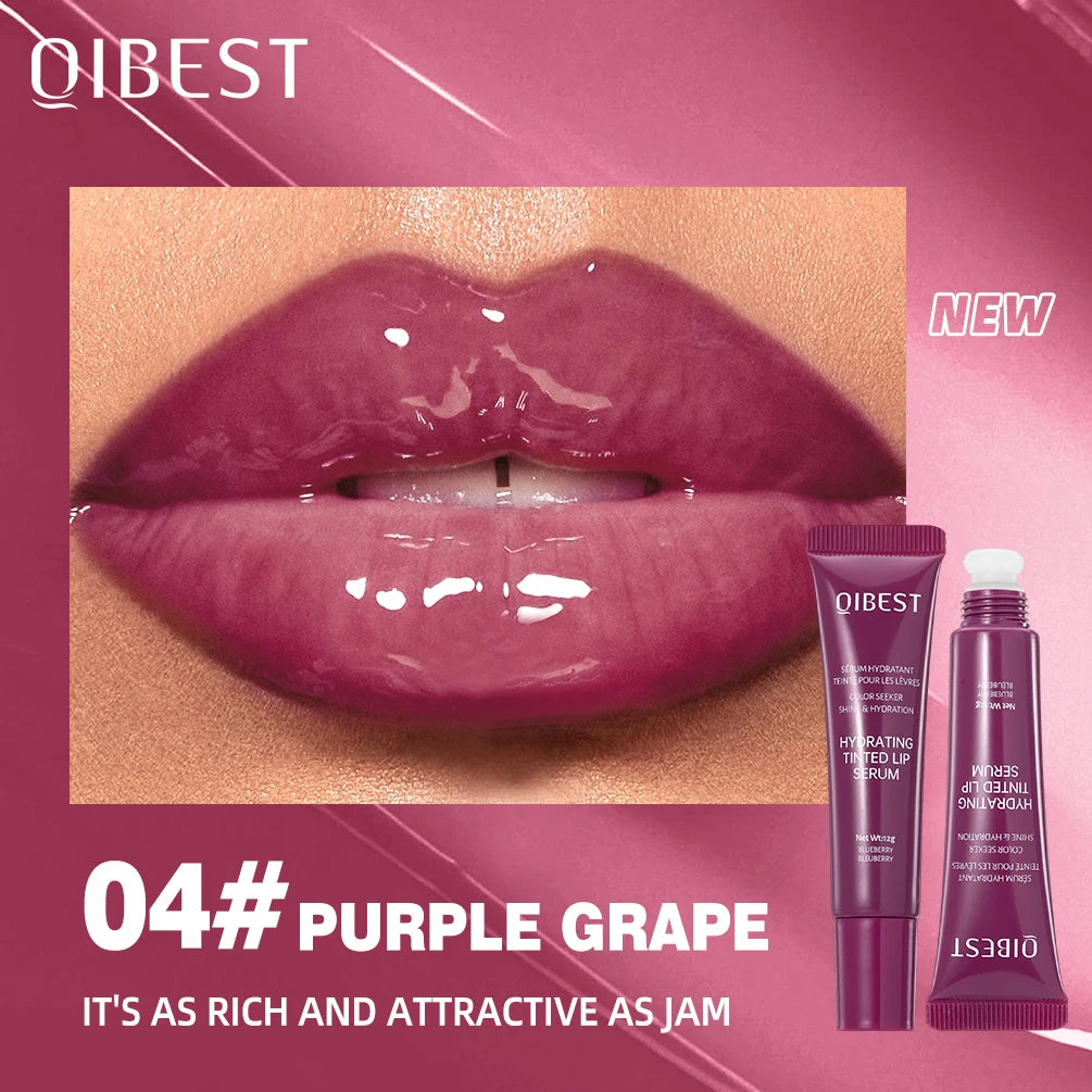 QIBEST Crystal Lip Balm Moisturizing Lip Gloss Oil Jelly Lipgloss Long Lasting Liquid Lipstick Hydrating Tinted Lip Serum Makeup Peaceful Pleasures Health and Wellness 04