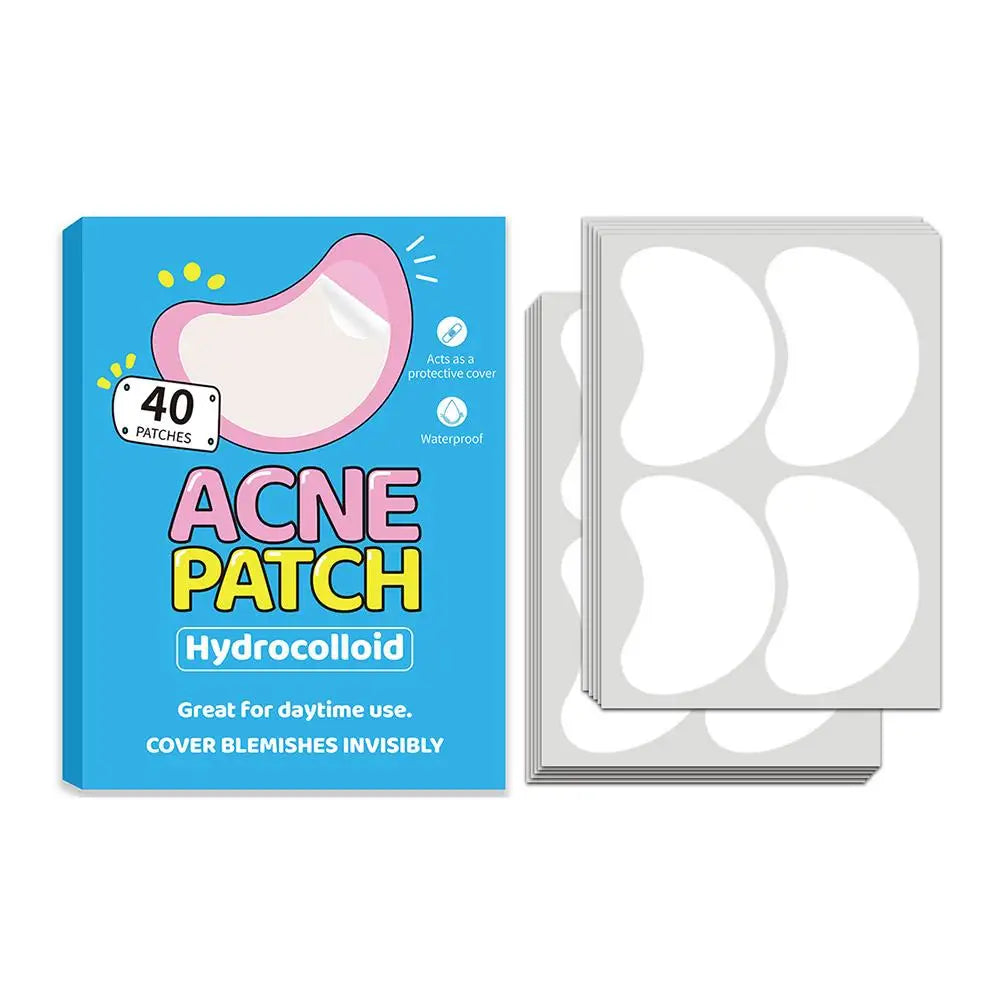 Invisible Hydrocolloid Acne Patches – Multi-Shape Spot Stickers for Face | 40–720 Pcs Peaceful Pleasures Health and Wellness B