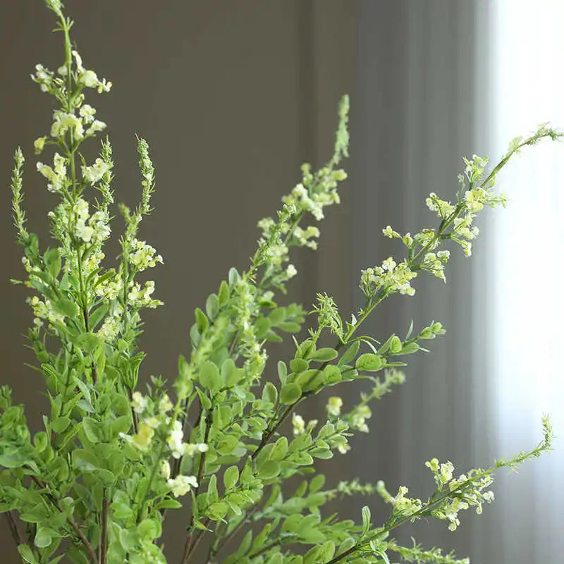 5-Pack Artificial Sage Grass Silk Flowers for Wedding & Home Decor