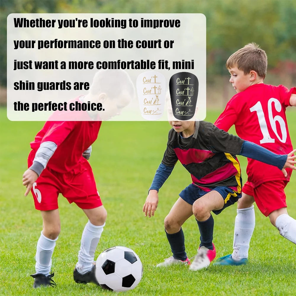 1Pair Mini Shin Guards Soccer,Football Miniature Shin Guards for All Ages,Extra Small Protective Equipment Calf Protective Gear Peaceful Pleasures Health and Wellness