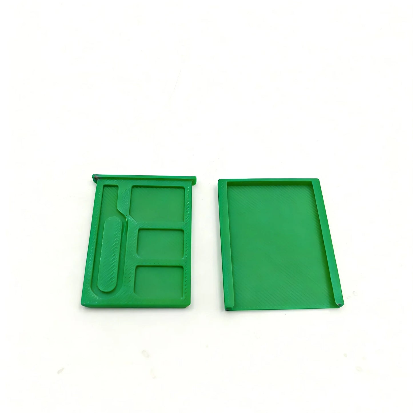 SIM Card Storage Box, Portable Secure Storage Of Mobile Phone Memory Cards,2-Slots-SIM Card+1-Slots-Cards-Pin+1-Slot TF-Card Peaceful Pleasures Health and Wellness green