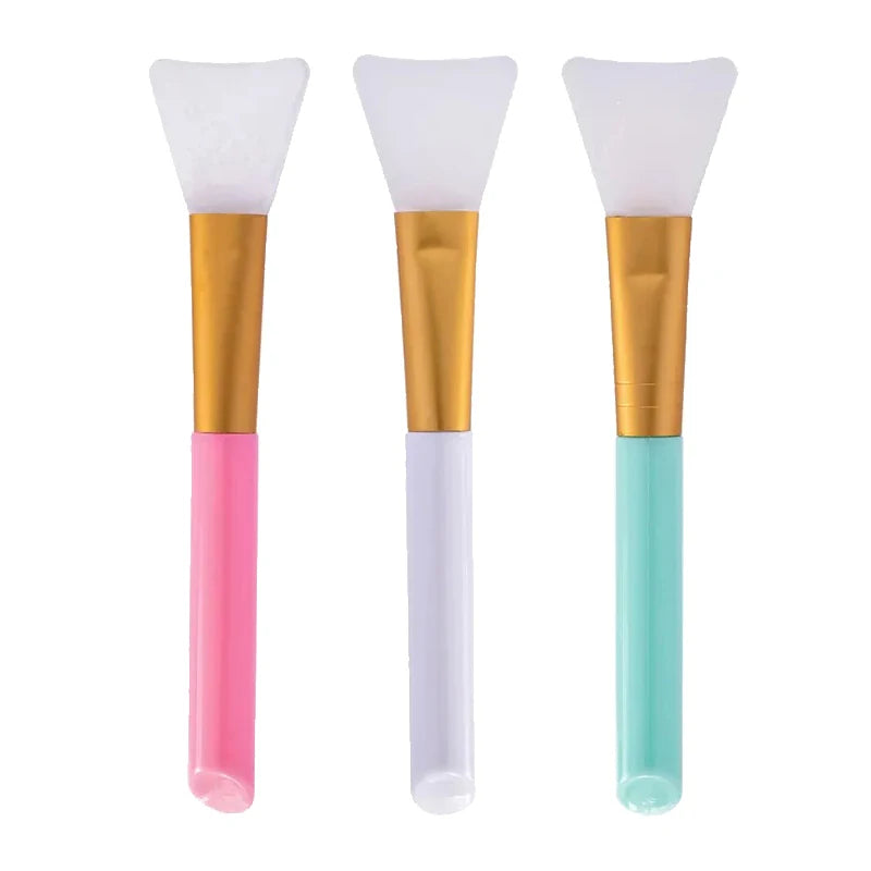 Silicone Facial Mask Brush Set – Soft, All Skin Types 1–5 Pack