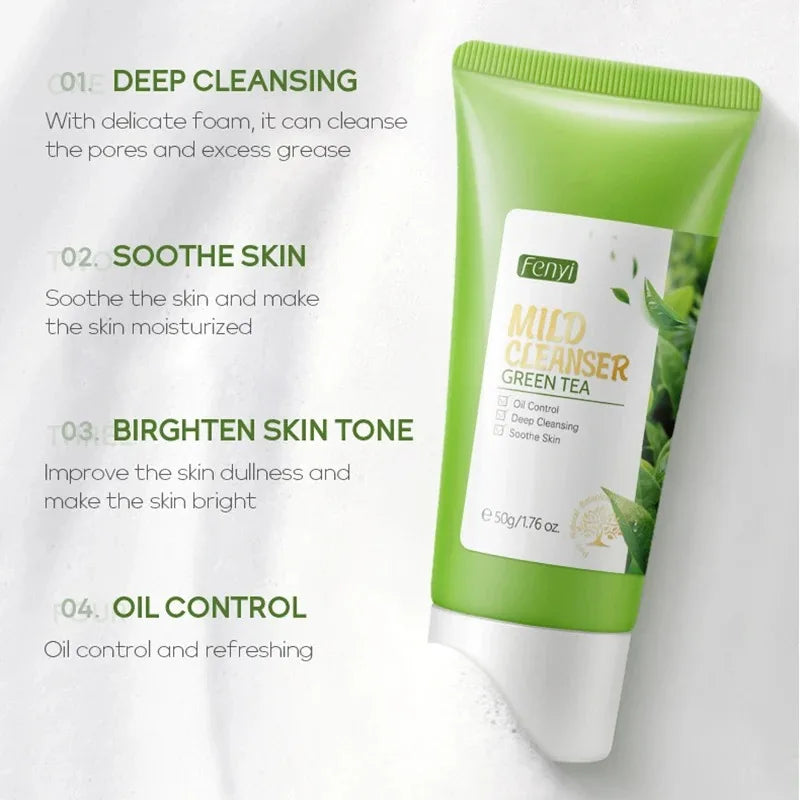 Vitamin C Facial Cleanser Skin Deep Cleansing Moisturizing Blackhead Removal skincare Face Wash Foam Face Cleanser Skin Care Peaceful Pleasures Health and Wellness