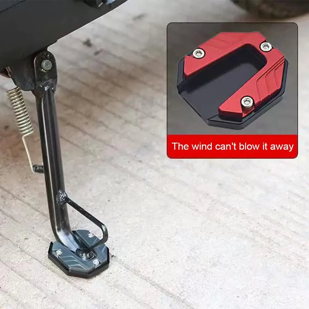 1/2/4pcs Sleeve Electric Vehicle Side Support Enlarge Base Foot Widened Non-slip Side Peg Cover Motorcycle Non-slip Side Support Peaceful Pleasures Health and Wellness